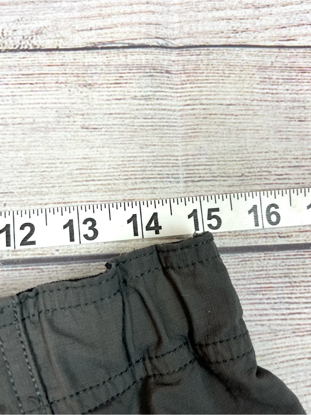 Prana Mens Gray Belted Pants Vintage Y2K Cargo Gorpcore Hiking Size L